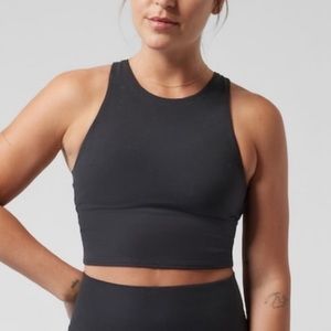 New Athleta conscientious crop medium A-C black